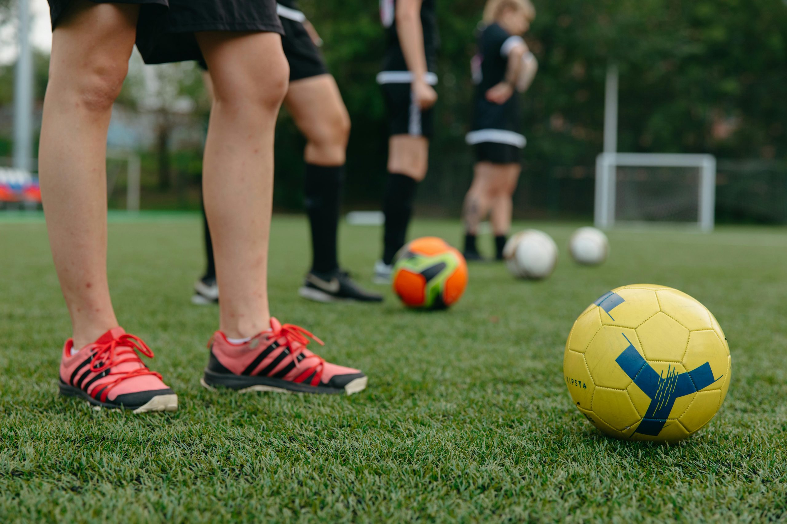 Fußballtraining beim FV Hafen Dresden